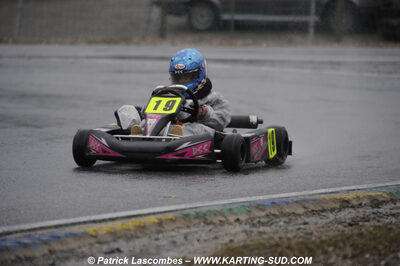 12/04/2009 : 1ère manche du Championnat Sud et 1ère manche du Championnat Régional Languedoc-Roussillon à Lavelanet (photos Patrick Lascombes) 2009 — karting