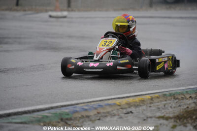 12/04/2009 : 1ère manche du Championnat Sud et 1ère manche du Championnat Régional Languedoc-Roussillon à Lavelanet (photos Patrick Lascombes) 2009 — karting