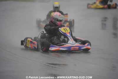 12/04/2009 : 1ère manche du Championnat Sud et 1ère manche du Championnat Régional Languedoc-Roussillon à Lavelanet (photos Patrick Lascombes) 2009 — karting