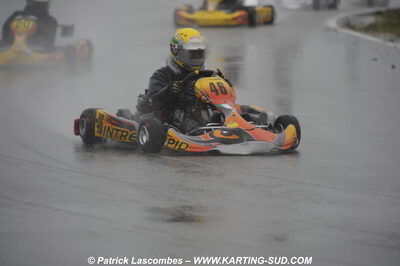 12/04/2009 : 1ère manche du Championnat Sud et 1ère manche du Championnat Régional Languedoc-Roussillon à Lavelanet (photos Patrick Lascombes) 2009 — karting