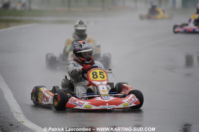 12/04/2009 : 1ère manche du Championnat Sud et 1ère manche du Championnat Régional Languedoc-Roussillon à Lavelanet (photos Patrick Lascombes) 2009 — karting