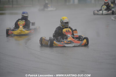 12/04/2009 : 1ère manche du Championnat Sud et 1ère manche du Championnat Régional Languedoc-Roussillon à Lavelanet (photos Patrick Lascombes) 2009 — karting