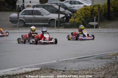 12/04/2009 : 1ère manche du Championnat Sud et 1ère manche du Championnat Régional Languedoc-Roussillon à Lavelanet (photos Patrick Lascombes) 2009 — karting