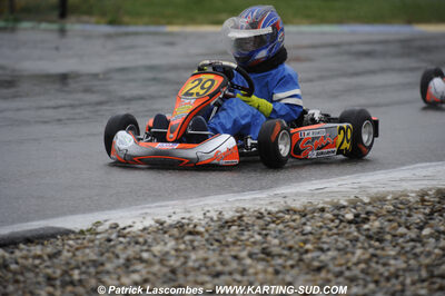 12/04/2009 : 1ère manche du Championnat Sud et 1ère manche du Championnat Régional Languedoc-Roussillon à Lavelanet (photos Patrick Lascombes) 2009 — karting