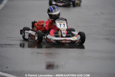 12/04/2009 : 1ère manche du Championnat Sud et 1ère manche du Championnat Régional Languedoc-Roussillon à Lavelanet (photos Patrick Lascombes) 2009 — karting
