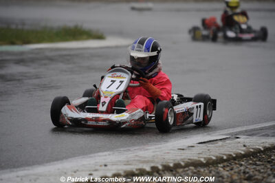 12/04/2009 : 1ère manche du Championnat Sud et 1ère manche du Championnat Régional Languedoc-Roussillon à Lavelanet (photos Patrick Lascombes) 2009 — karting