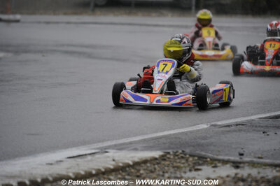 12/04/2009 : 1ère manche du Championnat Sud et 1ère manche du Championnat Régional Languedoc-Roussillon à Lavelanet (photos Patrick Lascombes) 2009 — karting