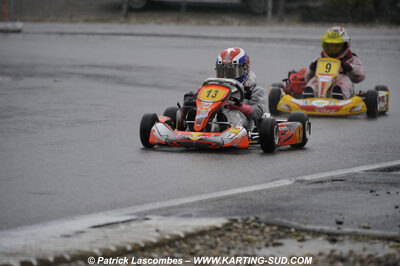 12/04/2009 : 1ère manche du Championnat Sud et 1ère manche du Championnat Régional Languedoc-Roussillon à Lavelanet (photos Patrick Lascombes) 2009 — karting