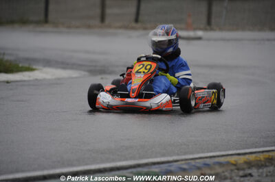12/04/2009 : 1ère manche du Championnat Sud et 1ère manche du Championnat Régional Languedoc-Roussillon à Lavelanet (photos Patrick Lascombes) 2009 — karting