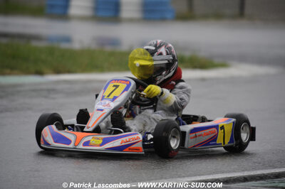 12/04/2009 : 1ère manche du Championnat Sud et 1ère manche du Championnat Régional Languedoc-Roussillon à Lavelanet (photos Patrick Lascombes) 2009 — karting