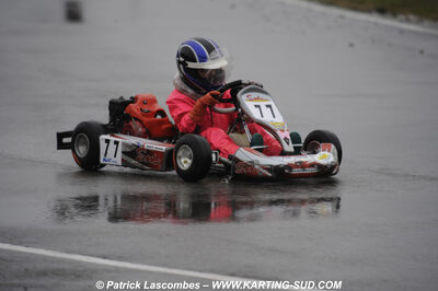 12/04/2009 : 1ère manche du Championnat Sud et 1ère manche du Championnat Régional Languedoc-Roussillon à Lavelanet (photos Patrick Lascombes) 2009 — karting