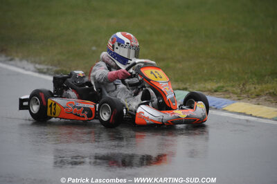 12/04/2009 : 1ère manche du Championnat Sud et 1ère manche du Championnat Régional Languedoc-Roussillon à Lavelanet (photos Patrick Lascombes) 2009 — karting