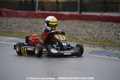12/04/2009 : 1ère manche du Championnat Sud et 1ère manche du Championnat Régional Languedoc-Roussillon à Lavelanet (photos Patrick Lascombes) 2009 — karting