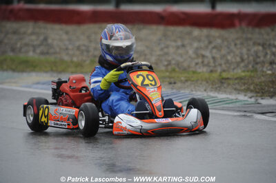 12/04/2009 : 1ère manche du Championnat Sud et 1ère manche du Championnat Régional Languedoc-Roussillon à Lavelanet (photos Patrick Lascombes) 2009 — karting
