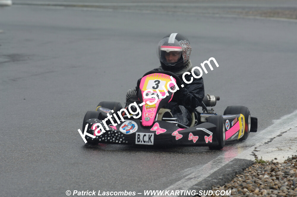12/04/2009 : 1ère manche du Championnat Sud et 1ère manche du Championnat Régional Languedoc-Roussillon à Lavelanet (photos Patrick Lascombes) 2009 — karting