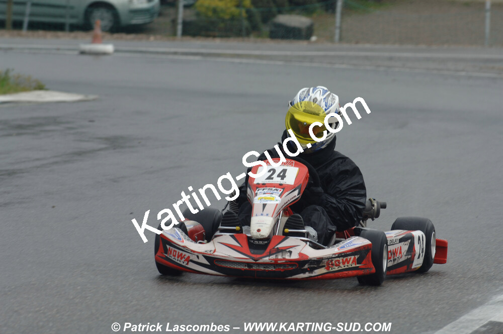 12/04/2009 : 1ère manche du Championnat Sud et 1ère manche du Championnat Régional Languedoc-Roussillon à Lavelanet (photos Patrick Lascombes) 2009 — karting