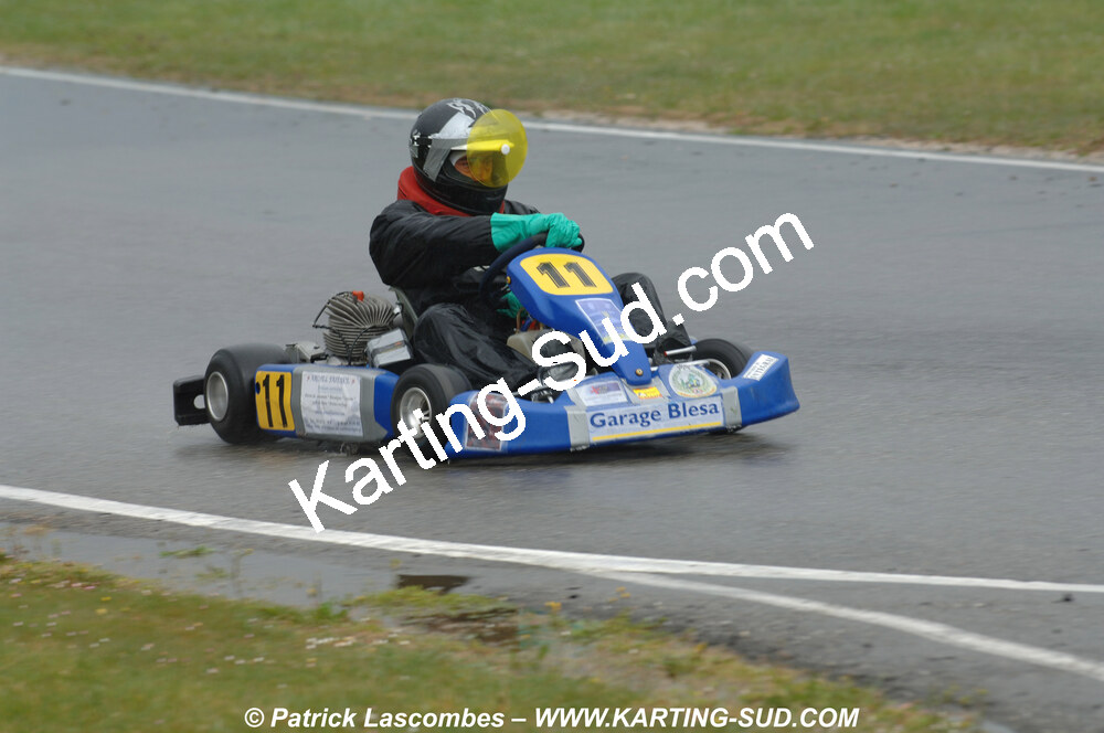 12/04/2009 : 1ère manche du Championnat Sud et 1ère manche du Championnat Régional Languedoc-Roussillon à Lavelanet (photos Patrick Lascombes) 2009 — karting