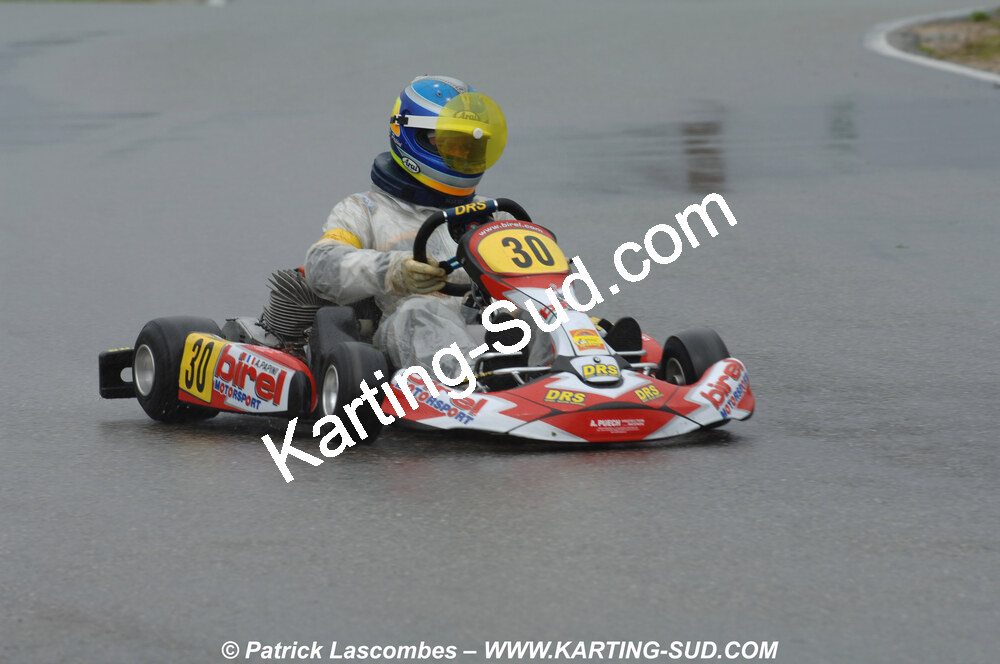 12/04/2009 : 1ère manche du Championnat Sud et 1ère manche du Championnat Régional Languedoc-Roussillon à Lavelanet (photos Patrick Lascombes) 2009 — karting