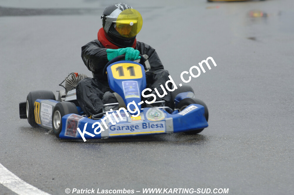 12/04/2009 : 1ère manche du Championnat Sud et 1ère manche du Championnat Régional Languedoc-Roussillon à Lavelanet (photos Patrick Lascombes) 2009 — karting