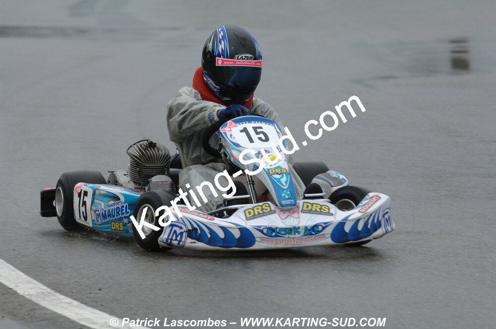 12/04/2009 : 1ère manche du Championnat Sud et 1ère manche du Championnat Régional Languedoc-Roussillon à Lavelanet (photos Patrick Lascombes) 2009 — karting