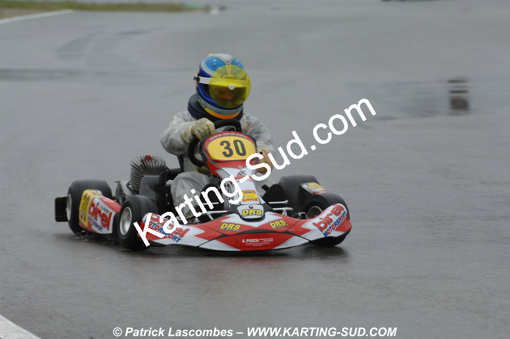 12/04/2009 : 1ère manche du Championnat Sud et 1ère manche du Championnat Régional Languedoc-Roussillon à Lavelanet (photos Patrick Lascombes) 2009 — karting
