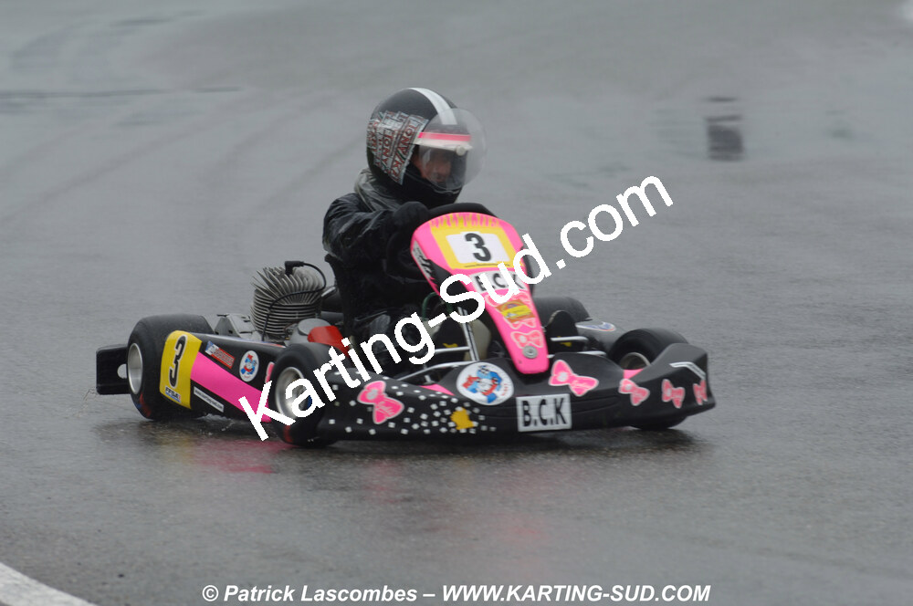 12/04/2009 : 1ère manche du Championnat Sud et 1ère manche du Championnat Régional Languedoc-Roussillon à Lavelanet (photos Patrick Lascombes) 2009 — karting