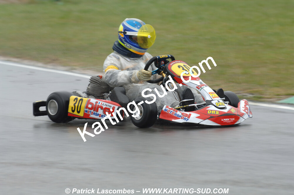 12/04/2009 : 1ère manche du Championnat Sud et 1ère manche du Championnat Régional Languedoc-Roussillon à Lavelanet (photos Patrick Lascombes) 2009 — karting