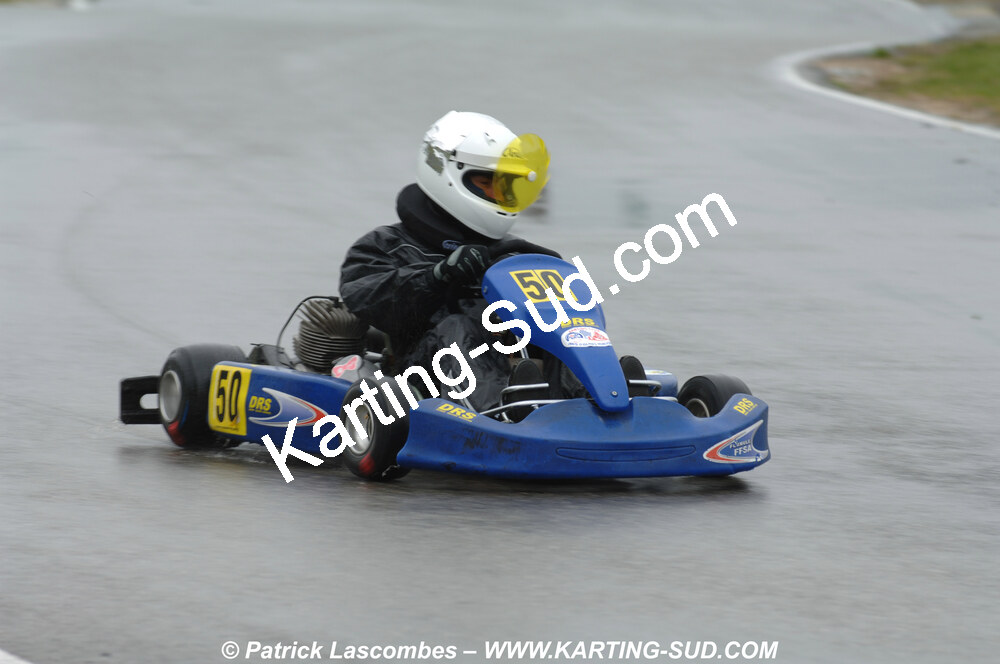 12/04/2009 : 1ère manche du Championnat Sud et 1ère manche du Championnat Régional Languedoc-Roussillon à Lavelanet (photos Patrick Lascombes) 2009 — karting