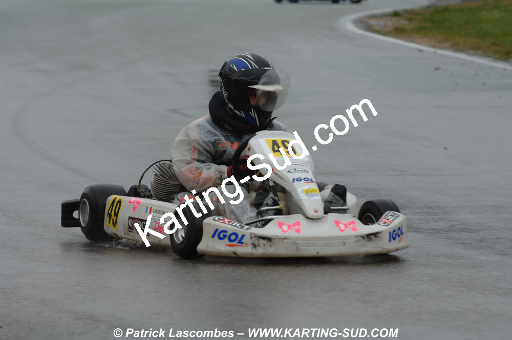 12/04/2009 : 1ère manche du Championnat Sud et 1ère manche du Championnat Régional Languedoc-Roussillon à Lavelanet (photos Patrick Lascombes) 2009 — karting