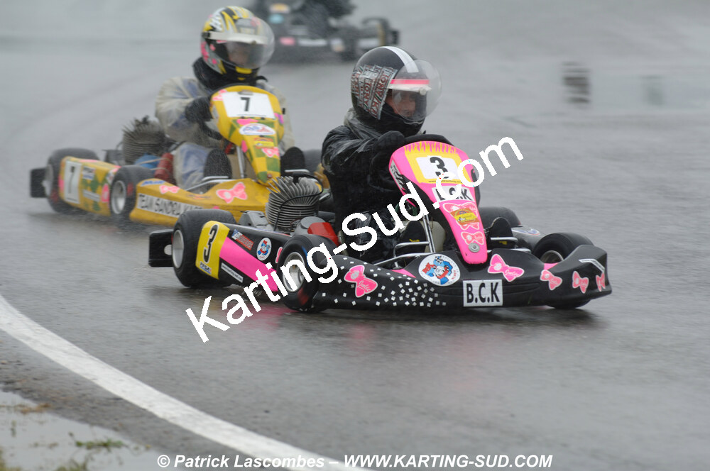 12/04/2009 : 1ère manche du Championnat Sud et 1ère manche du Championnat Régional Languedoc-Roussillon à Lavelanet (photos Patrick Lascombes) 2009 — karting