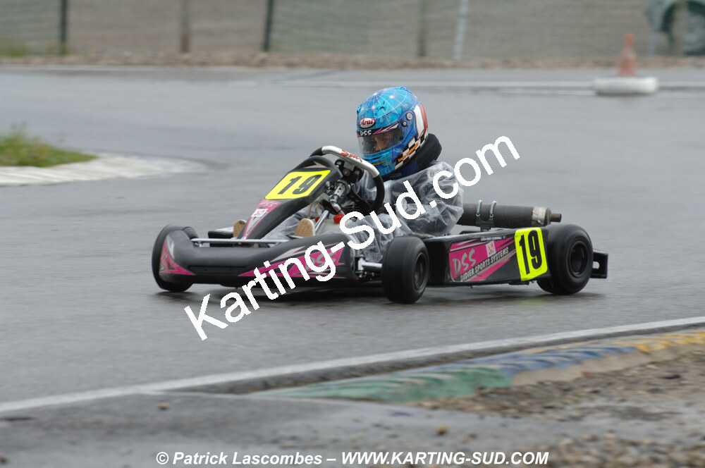 12/04/2009 : 1ère manche du Championnat Sud et 1ère manche du Championnat Régional Languedoc-Roussillon à Lavelanet (photos Patrick Lascombes) 2009 — karting