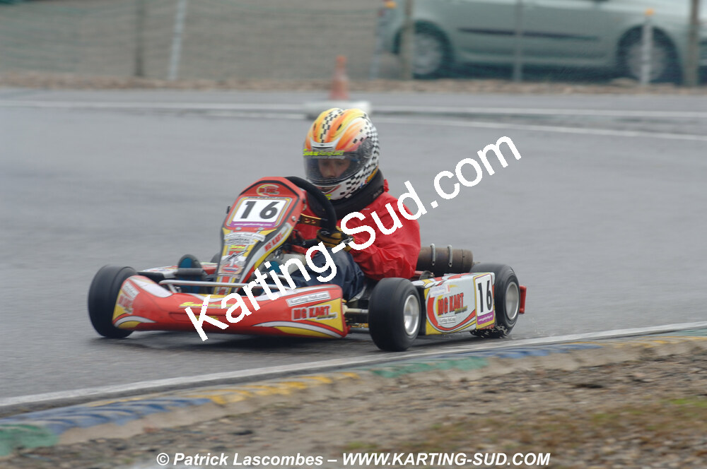 12/04/2009 : 1ère manche du Championnat Sud et 1ère manche du Championnat Régional Languedoc-Roussillon à Lavelanet (photos Patrick Lascombes) 2009 — karting