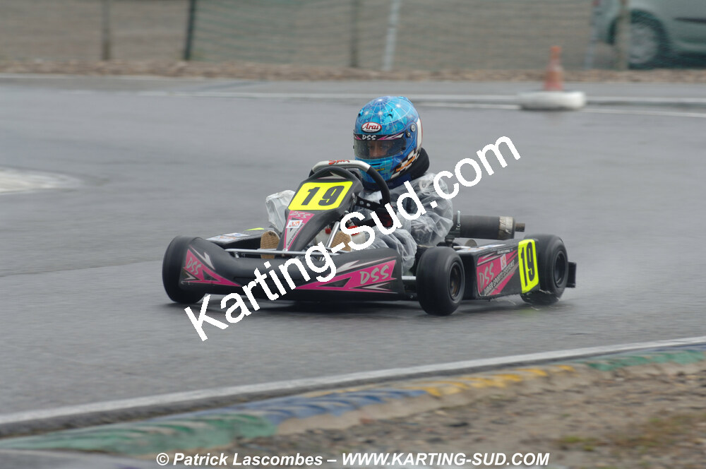 12/04/2009 : 1ère manche du Championnat Sud et 1ère manche du Championnat Régional Languedoc-Roussillon à Lavelanet (photos Patrick Lascombes) 2009 — karting