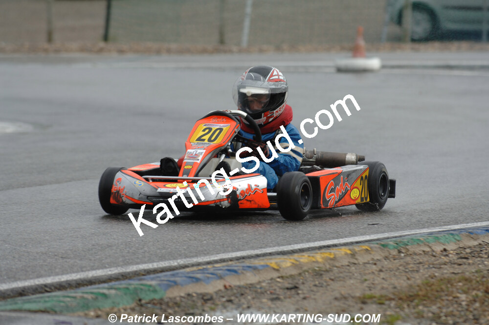 12/04/2009 : 1ère manche du Championnat Sud et 1ère manche du Championnat Régional Languedoc-Roussillon à Lavelanet (photos Patrick Lascombes) 2009 — karting