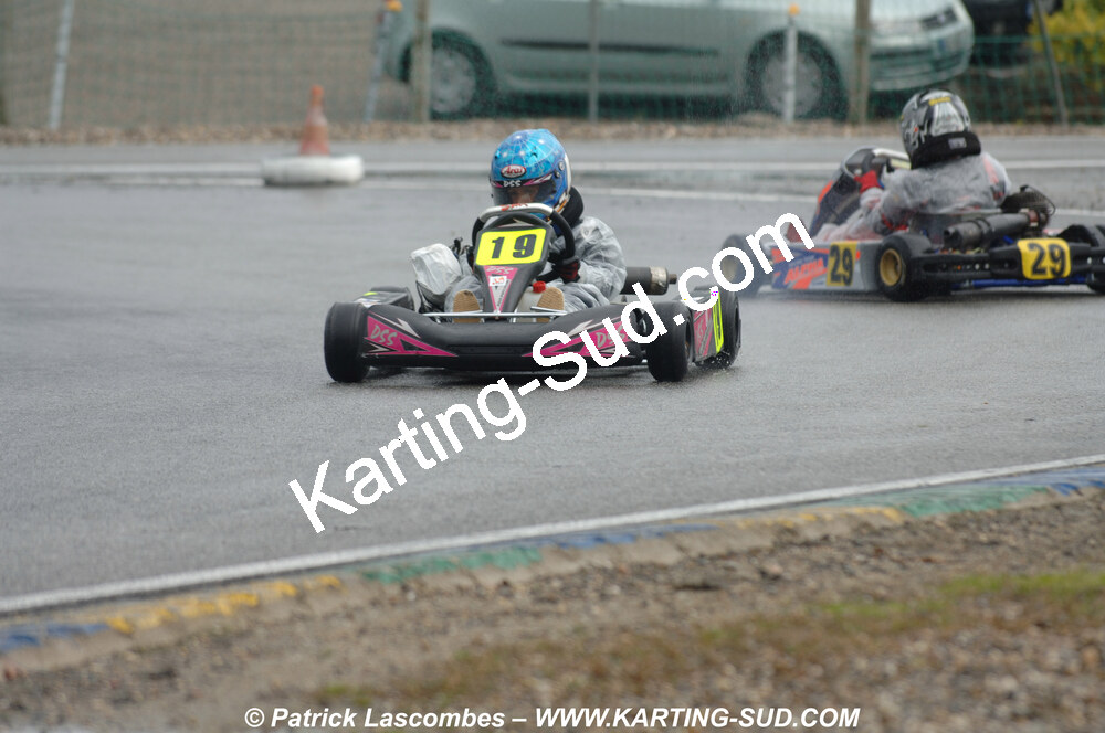 12/04/2009 : 1ère manche du Championnat Sud et 1ère manche du Championnat Régional Languedoc-Roussillon à Lavelanet (photos Patrick Lascombes) 2009 — karting