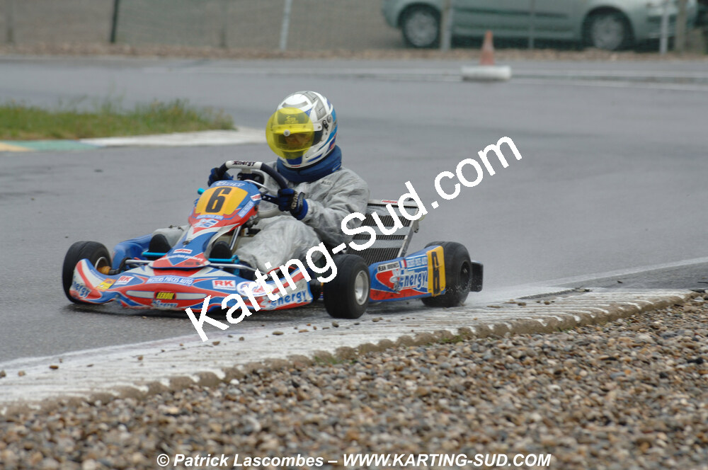 12/04/2009 : 1ère manche du Championnat Sud et 1ère manche du Championnat Régional Languedoc-Roussillon à Lavelanet (photos Patrick Lascombes) 2009 — karting