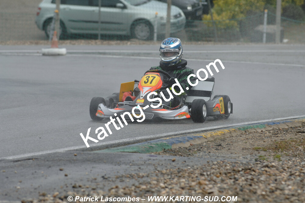 12/04/2009 : 1ère manche du Championnat Sud et 1ère manche du Championnat Régional Languedoc-Roussillon à Lavelanet (photos Patrick Lascombes) 2009 — karting