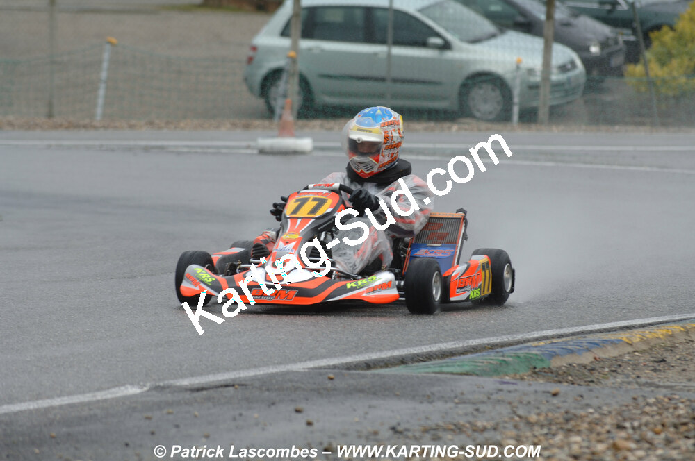 12/04/2009 : 1ère manche du Championnat Sud et 1ère manche du Championnat Régional Languedoc-Roussillon à Lavelanet (photos Patrick Lascombes) 2009 — karting