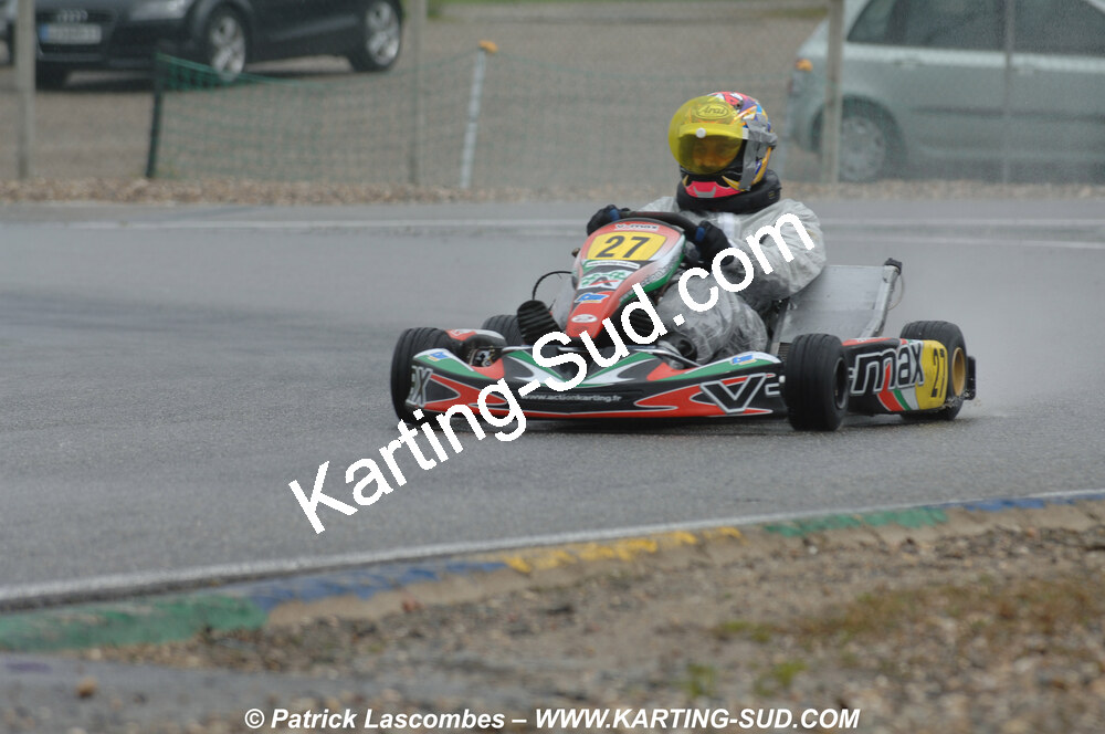 12/04/2009 : 1ère manche du Championnat Sud et 1ère manche du Championnat Régional Languedoc-Roussillon à Lavelanet (photos Patrick Lascombes) 2009 — karting