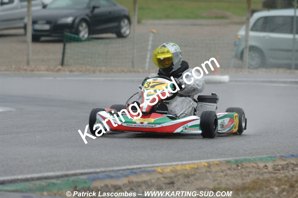12/04/2009 : 1ère manche du Championnat Sud et 1ère manche du Championnat Régional Languedoc-Roussillon à Lavelanet (photos Patrick Lascombes) 2009 — karting