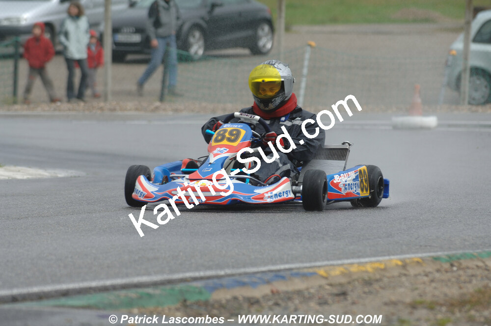 12/04/2009 : 1ère manche du Championnat Sud et 1ère manche du Championnat Régional Languedoc-Roussillon à Lavelanet (photos Patrick Lascombes) 2009 — karting