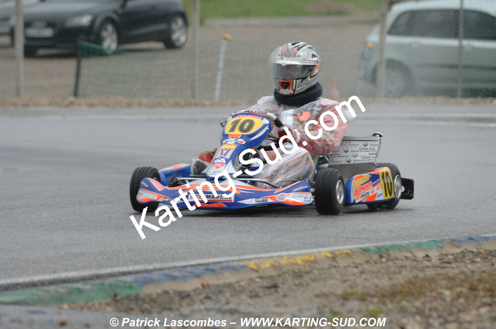 12/04/2009 : 1ère manche du Championnat Sud et 1ère manche du Championnat Régional Languedoc-Roussillon à Lavelanet (photos Patrick Lascombes) 2009 — karting