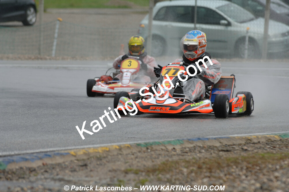 12/04/2009 : 1ère manche du Championnat Sud et 1ère manche du Championnat Régional Languedoc-Roussillon à Lavelanet (photos Patrick Lascombes) 2009 — karting