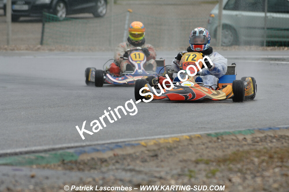 12/04/2009 : 1ère manche du Championnat Sud et 1ère manche du Championnat Régional Languedoc-Roussillon à Lavelanet (photos Patrick Lascombes) 2009 — karting