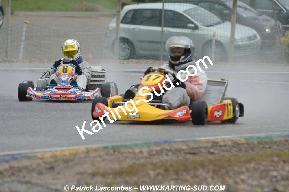 12/04/2009 : 1ère manche du Championnat Sud et 1ère manche du Championnat Régional Languedoc-Roussillon à Lavelanet (photos Patrick Lascombes) 2009 — karting