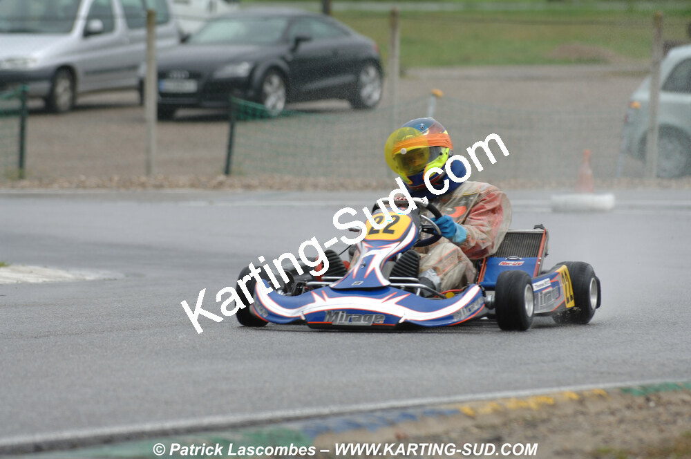 12/04/2009 : 1ère manche du Championnat Sud et 1ère manche du Championnat Régional Languedoc-Roussillon à Lavelanet (photos Patrick Lascombes) 2009 — karting