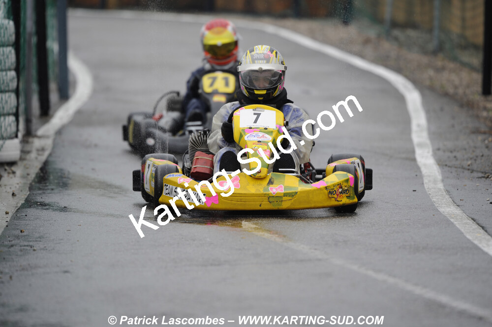 12/04/2009 : 1ère manche du Championnat Sud et 1ère manche du Championnat Régional Languedoc-Roussillon à Lavelanet (photos Patrick Lascombes) 2009 — karting
