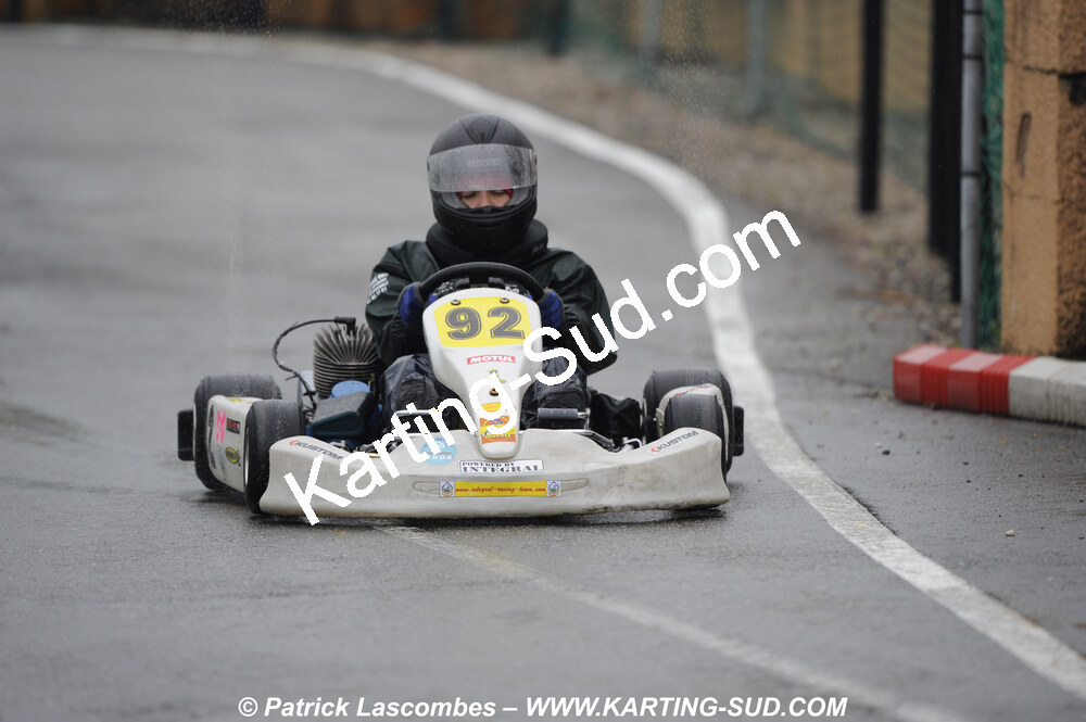 12/04/2009 : 1ère manche du Championnat Sud et 1ère manche du Championnat Régional Languedoc-Roussillon à Lavelanet (photos Patrick Lascombes) 2009 — karting