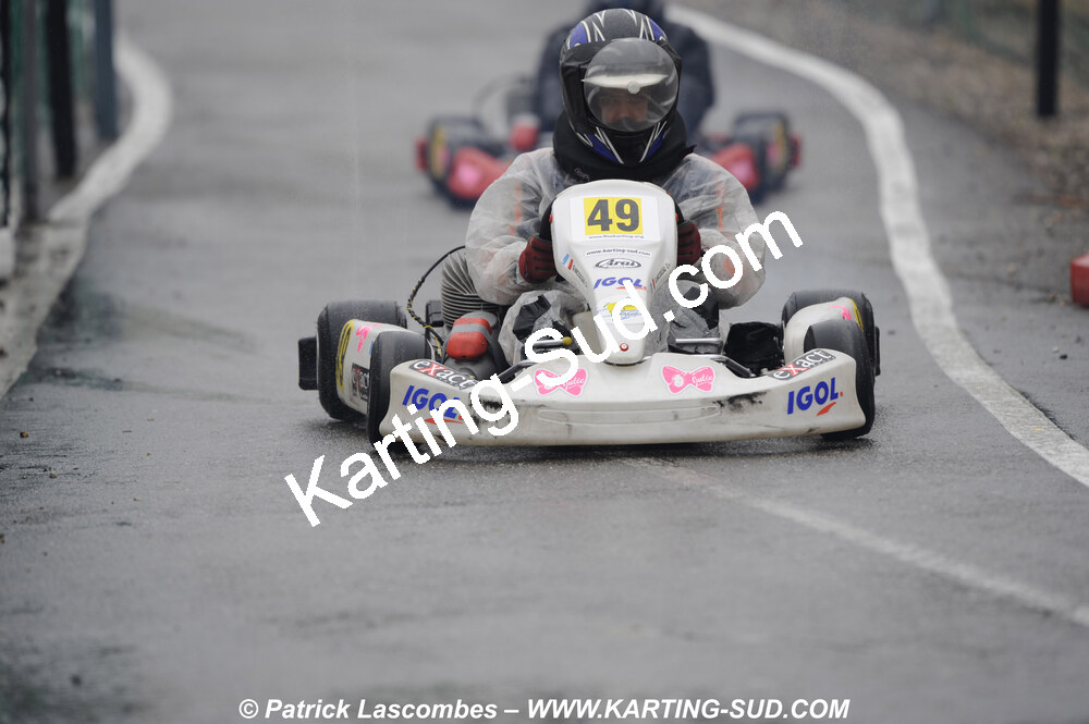 12/04/2009 : 1ère manche du Championnat Sud et 1ère manche du Championnat Régional Languedoc-Roussillon à Lavelanet (photos Patrick Lascombes) 2009 — karting