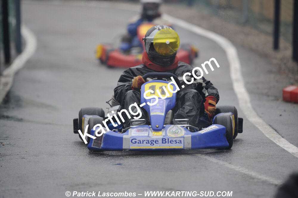 12/04/2009 : 1ère manche du Championnat Sud et 1ère manche du Championnat Régional Languedoc-Roussillon à Lavelanet (photos Patrick Lascombes) 2009 — karting